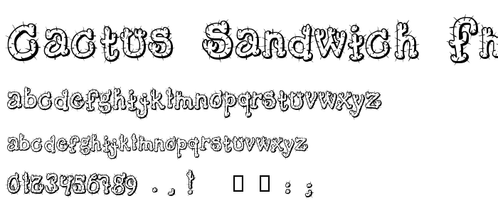 Cactus Sandwich FM font